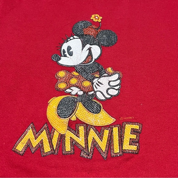 Vintage Disney Mickey & Co Minnie Red Sweater - Picture 3 of 7